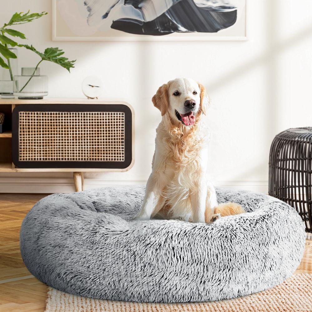 i.Pet Pet Bed Dog Bed Cat Large 90cm Charcoal - Pet Parlour Australia