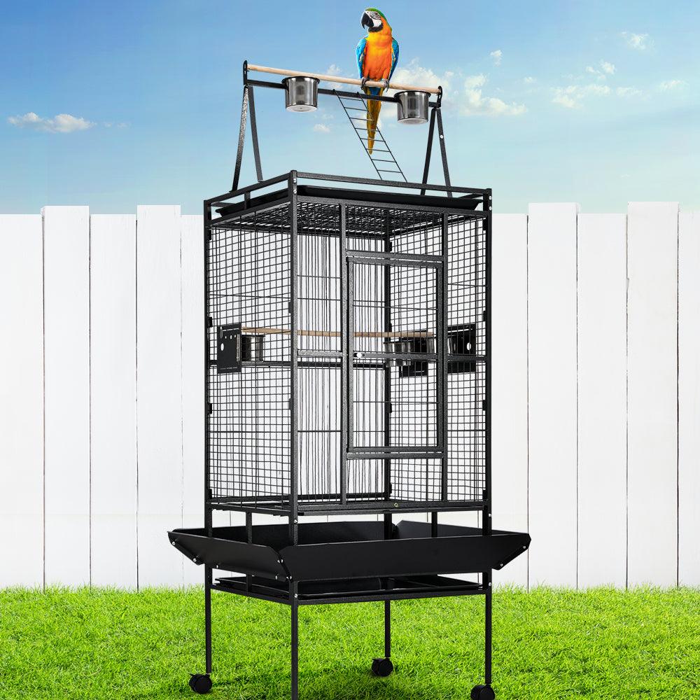 i.Pet Bird Cage Pet Cages Aviary 173CM Large Travel Stand Budgie Parrot Toys - Pet Parlour Australia