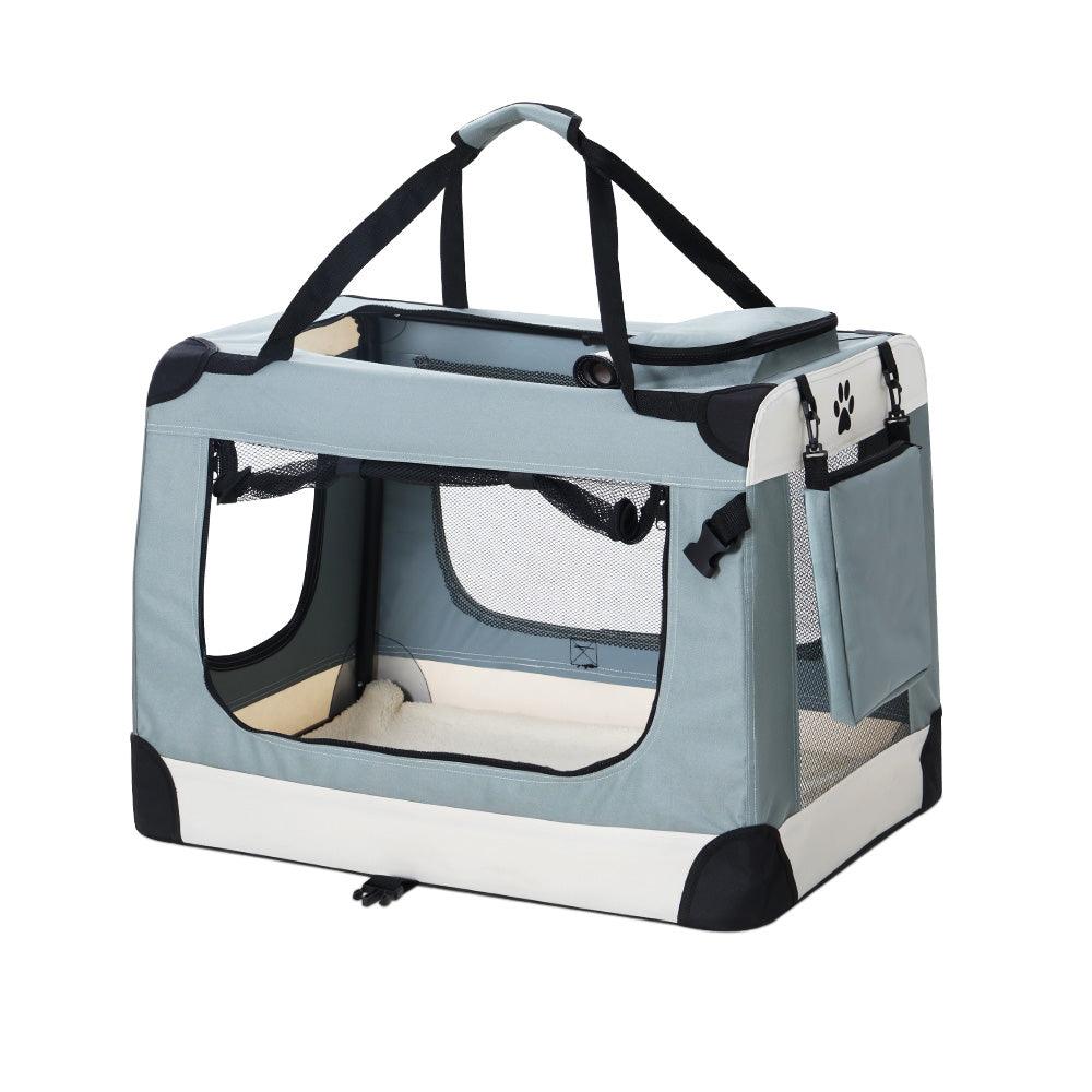 i.Pet Pet Carrier Large Soft Crate Dog Cat Travel Portable Cage Kennel Foldable - Pet Parlour Australia