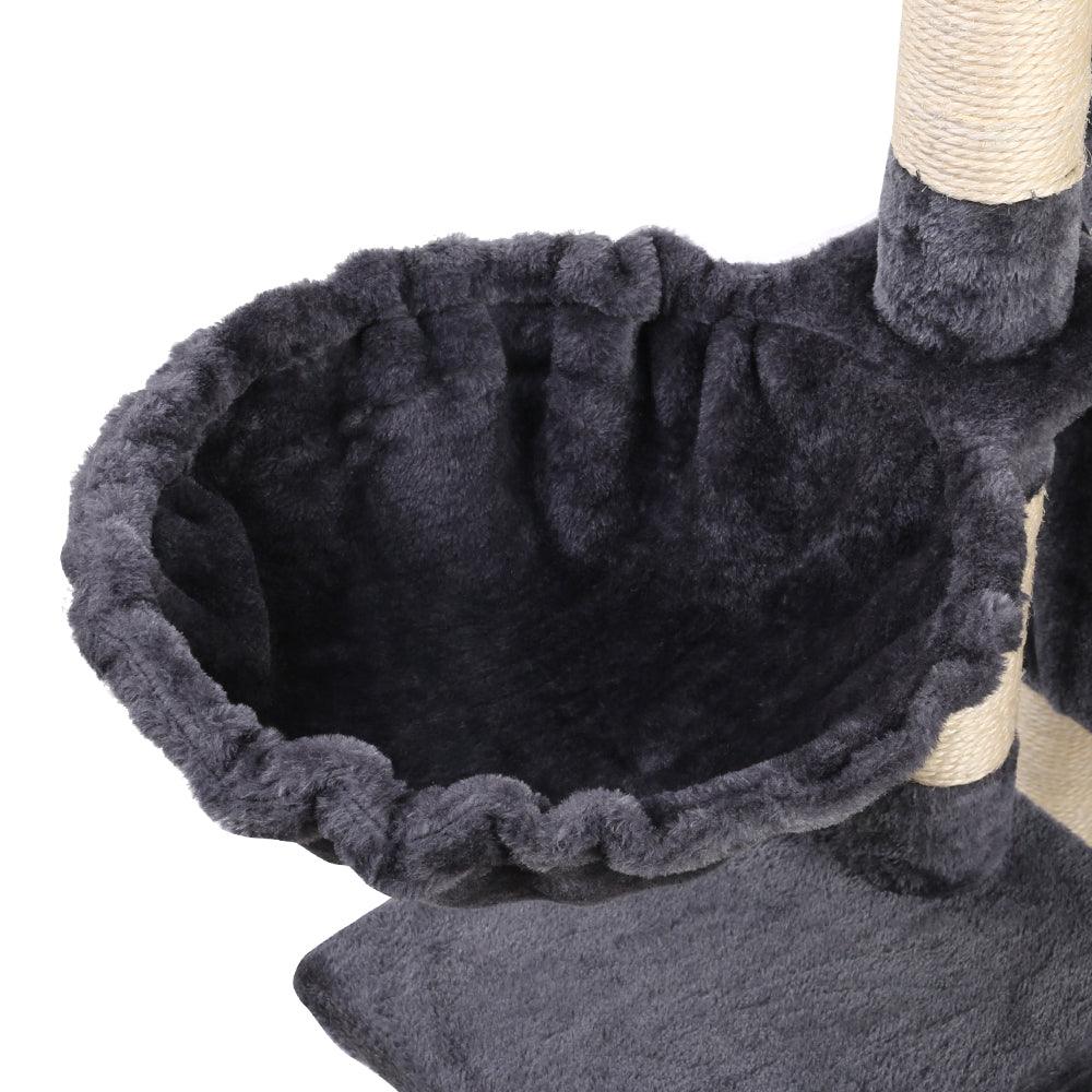 i.Pet Cat Tree 120cm Trees Scratching Post Scratcher Tower Condo House Furniture Wood Multi Level - Pet Parlour Australia