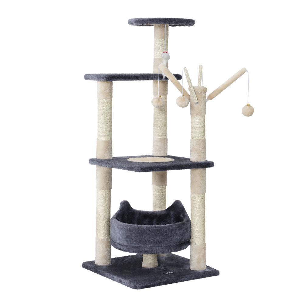 i.Pet Cat Tree Scratching Post Scratcher Cat Tree Tower Condo House toys 110cm - Pet Parlour Australia
