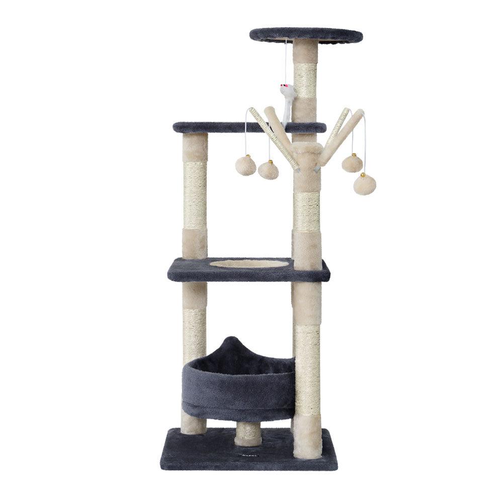 i.Pet Cat Tree Scratching Post Scratcher Cat Tree Tower Condo House toys 110cm - Pet Parlour Australia