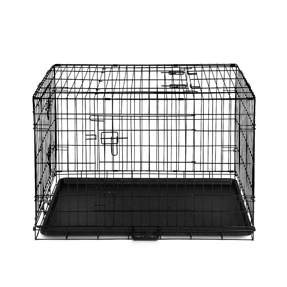 i.Pet 36" Dog Cage Crate Kennel 3 Doors - Pet Parlour Australia