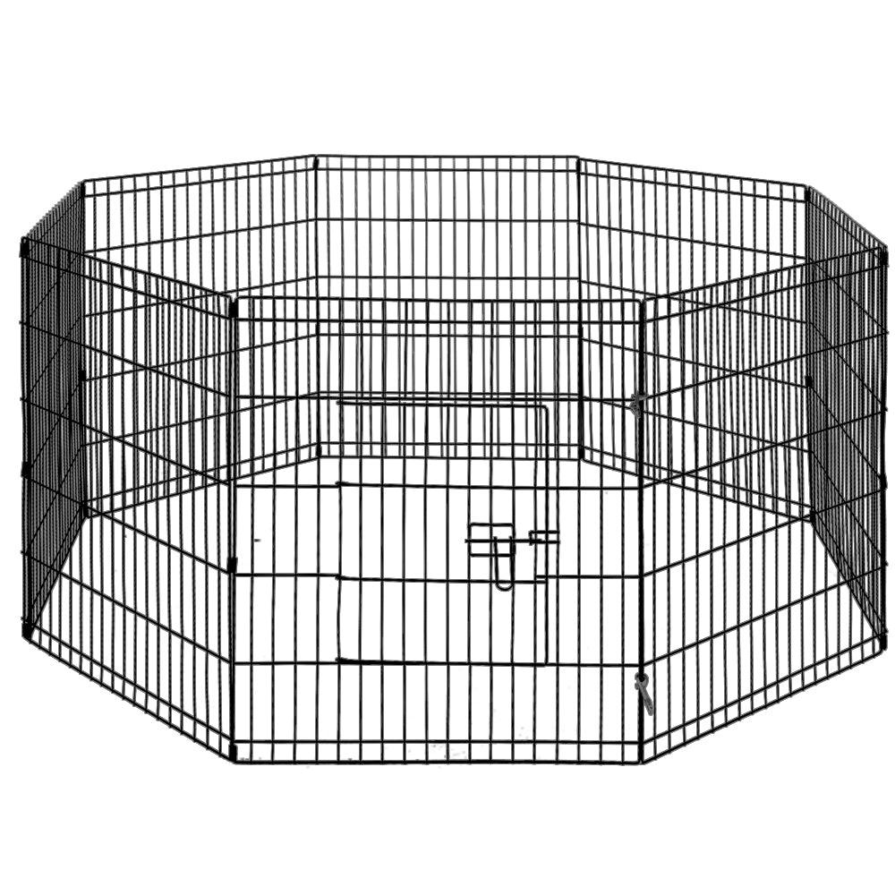 i.Pet Pet Playpen Dog Playpen 30" 8 Panel Puppy Exercise Cage Enclosure Fence - Pet Parlour Australia