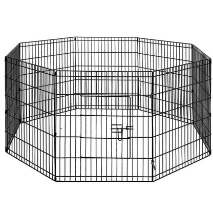 i.Pet Pet Dog Playpen 2X30" 8 Panel Puppy Exercise Cage Enclosure Fence - Pet Parlour Australia