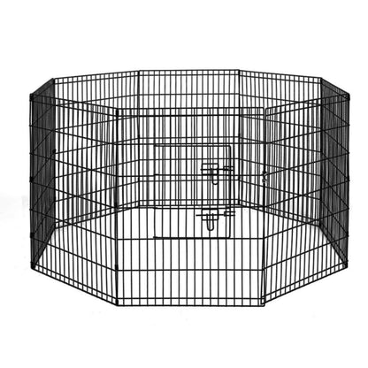 i.Pet Pet Dog Playpen 36" 8 Panel Puppy Exercise Cage Enclosure Fence - Pet Parlour Australia
