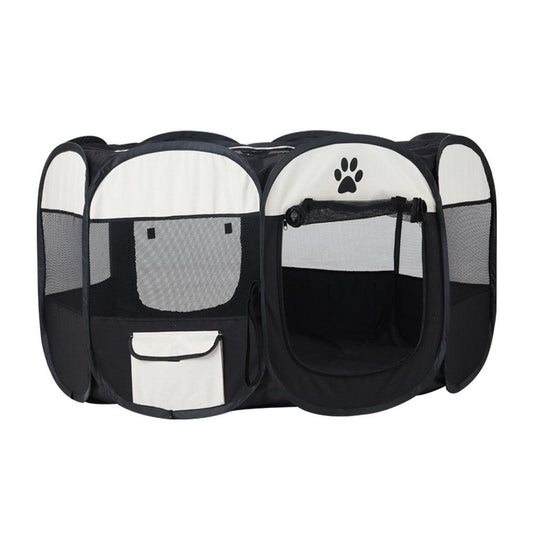 i.Pet Pet Dog Playpen Enclosure Crate 8 Panel Play Pen Tent Bag Fence Puppy XL - Pet Parlour Australia