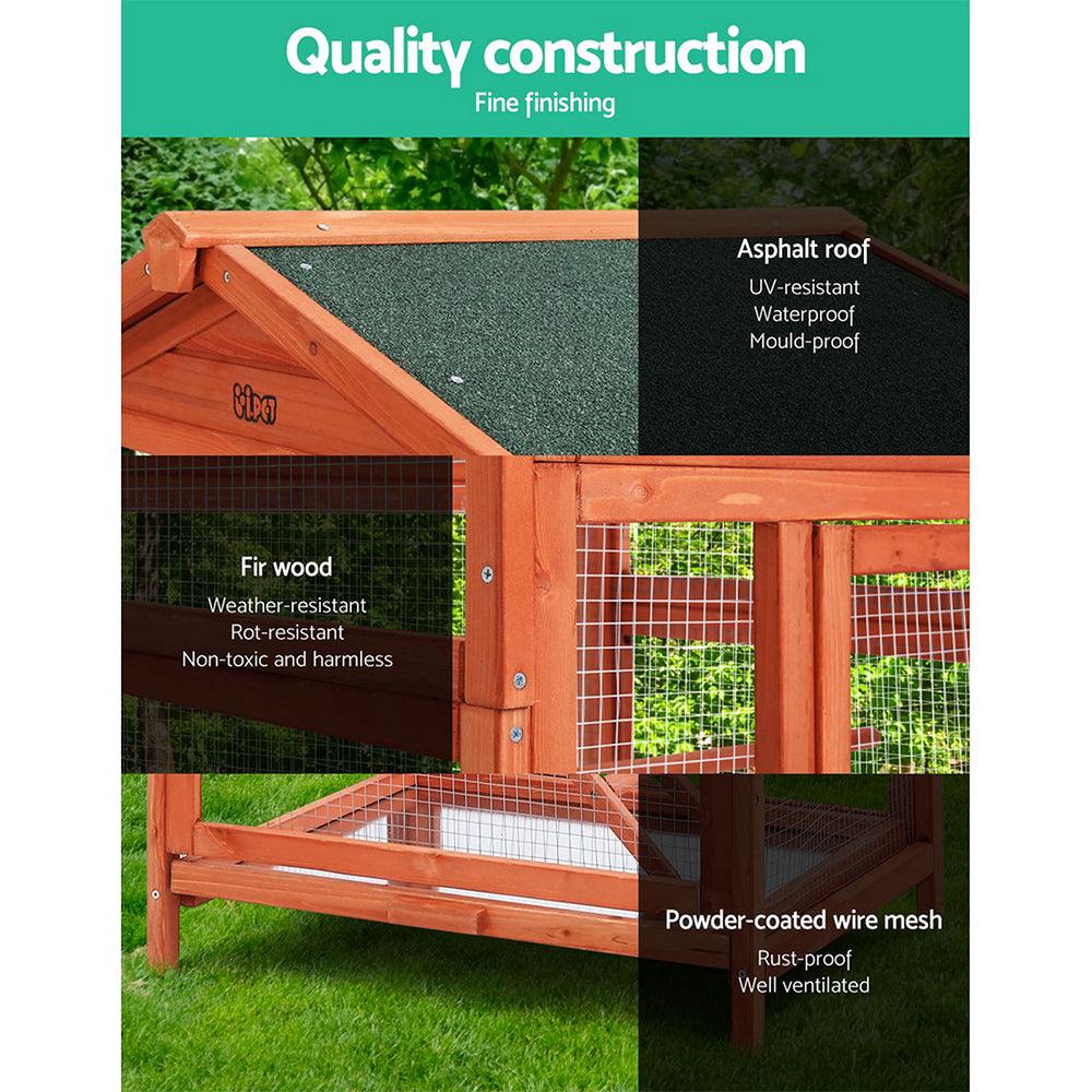 i.Pet Bird Cage Wooden Pet Cages Aviary Large Carrier Travel Canary Cockatoo Parrot XL - Pet Parlour Australia