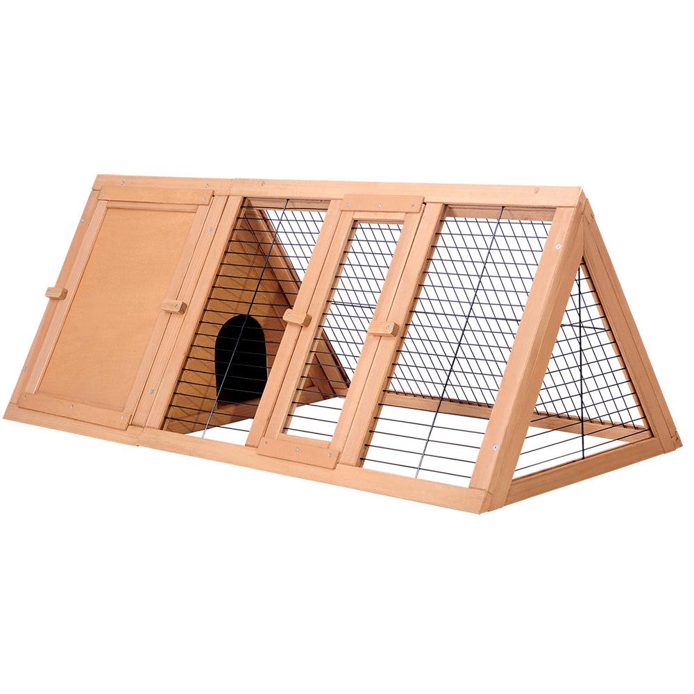 i.Pet Rabbit Hutch Wooden Chicken Coop Pet Hutch 119cm x 51cm x 44cm - Pet Parlour Australia