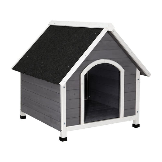 i.Pet Dog Kennel Outdoor Wooden Indoor Puppy Pet House Weatherproof XL Large - Pet Parlour Australia