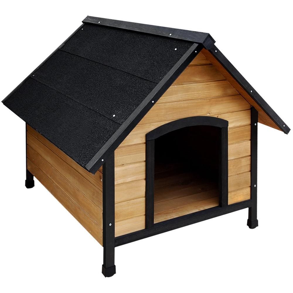 i.Pet Dog Kennel House Extra Large Outdoor Wooden Pet House Puppy XL - Pet Parlour Australia