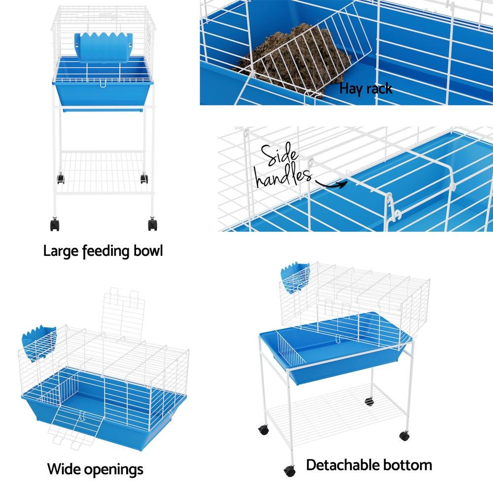 i.Pet Rabbit Cage 88cm Indoor Guinea Pig - Pet Parlour Australia