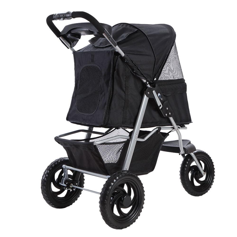 Paws & pals deluxe folding dog & 2024 cat stroller