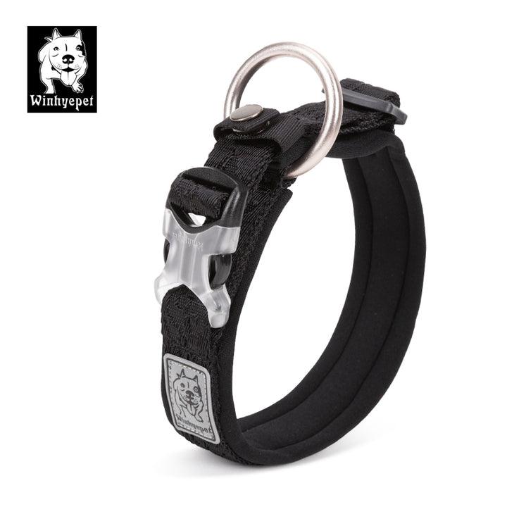 Whinhyepet Collar black - M - Pet Parlour Australia