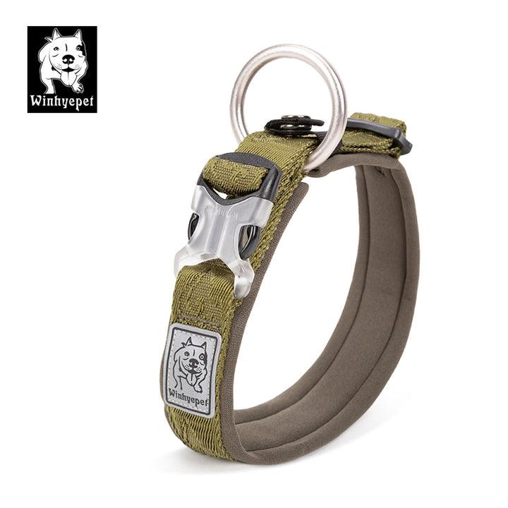 Whinhyepet Collar army green -L - Pet Parlour Australia