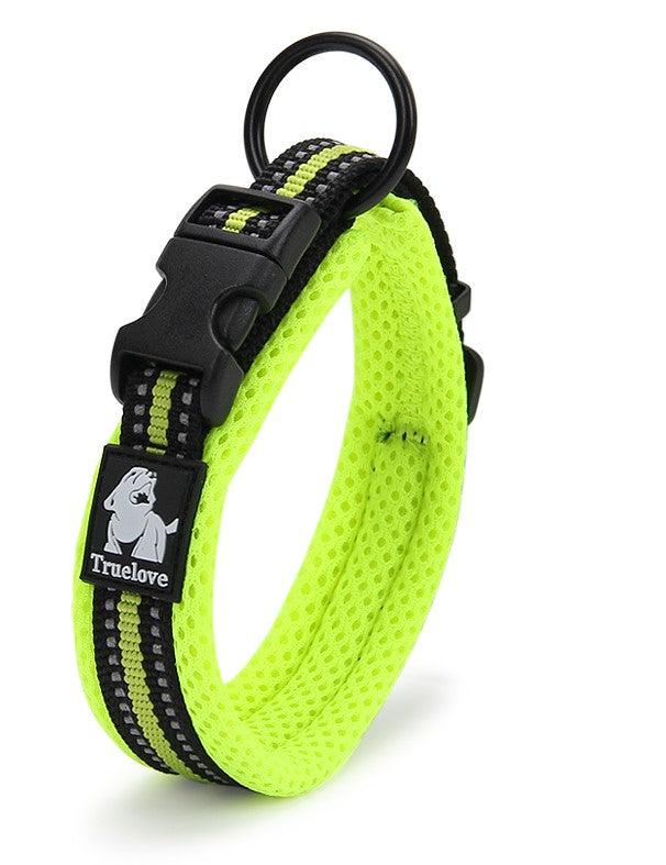 Heavy Duty Reflective Collar Neon Yellow M - Pet Parlour Australia