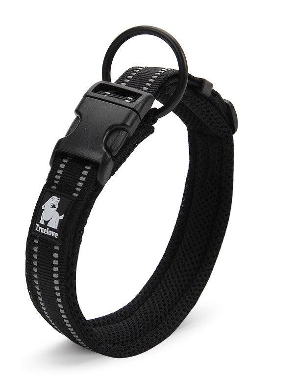 Heavy Duty Reflective Collar Black M - Pet Parlour Australia