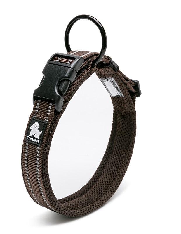 Heavy Duty Reflective Collar Brown S - Pet Parlour Australia