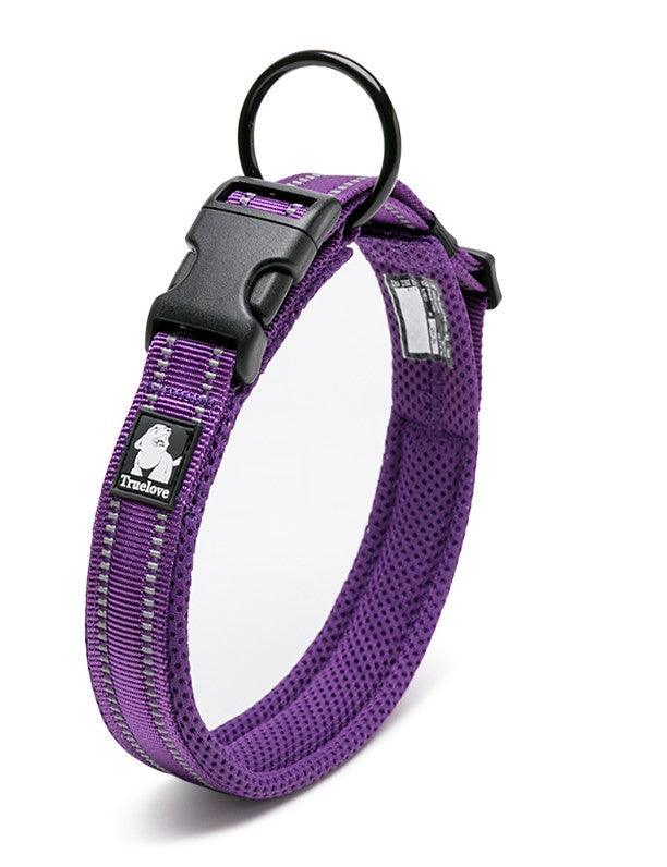 Heavy Duty Reflective Collar Purple M - Pet Parlour Australia