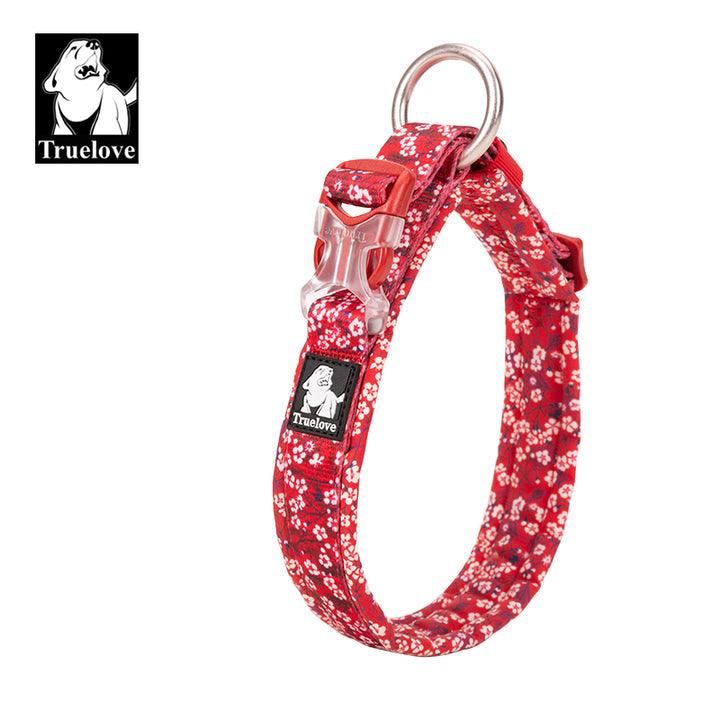 Floral Collar Poppy Red S - Pet Parlour Australia