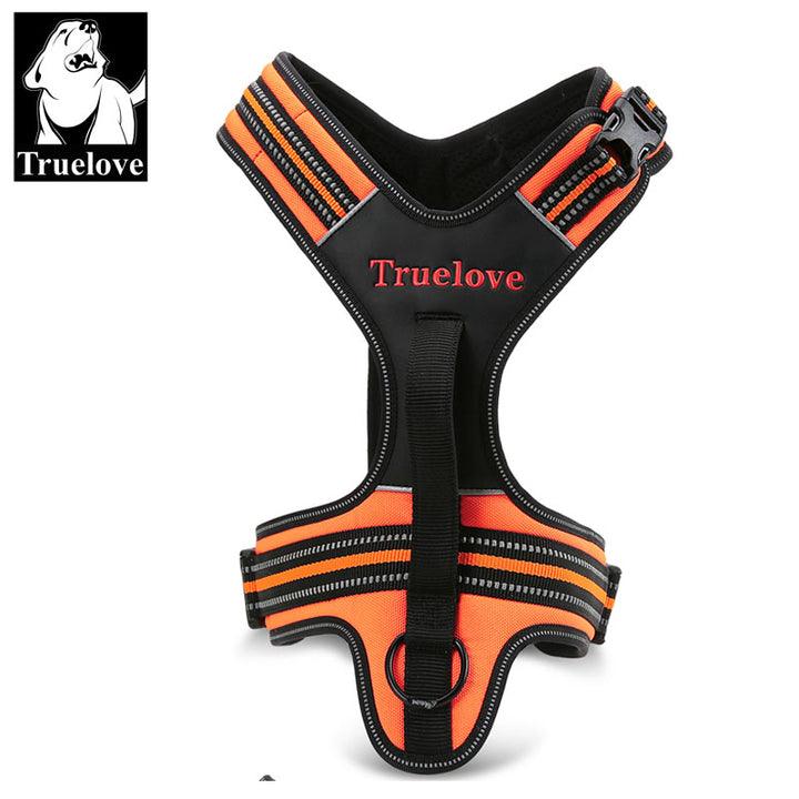 Reflective Heavy Duty Harness Orange L - Pet Parlour Australia