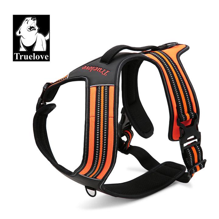 Reflective Heavy Duty Harness Orange L - Pet Parlour Australia