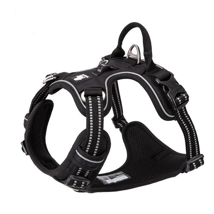 No Pull Harness Black M - Pet Parlour Australia