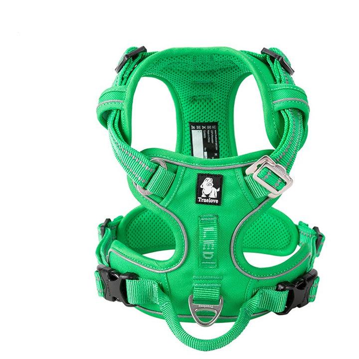 No Pull Harness Green L - Pet Parlour Australia