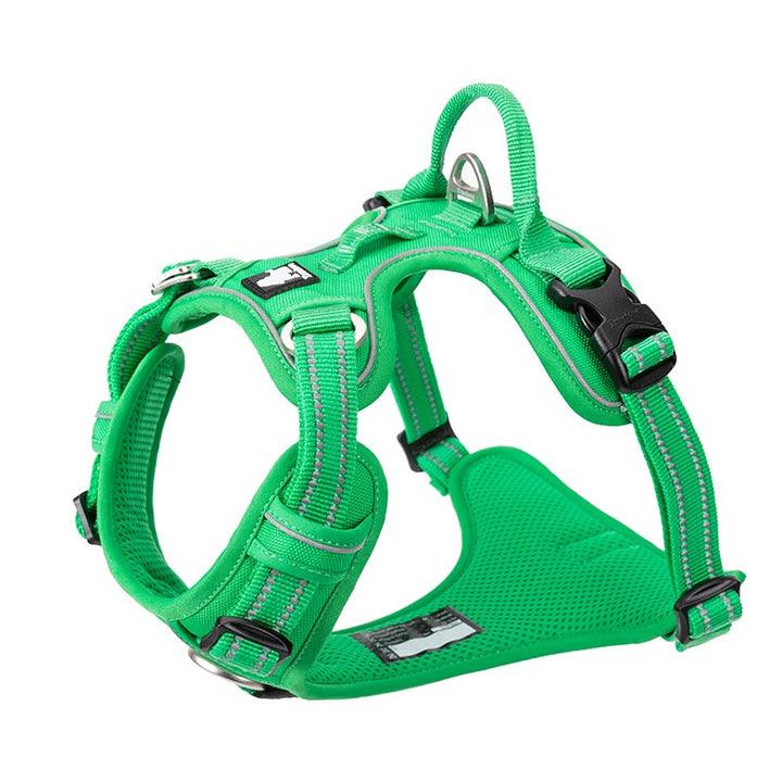 No Pull Harness Green L - Pet Parlour Australia