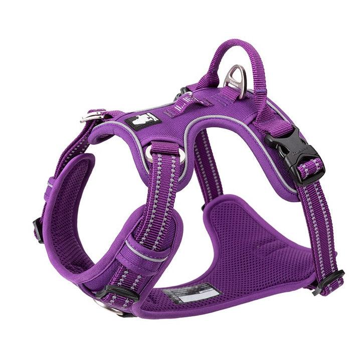 No Pull Harness Purple L - Pet Parlour Australia