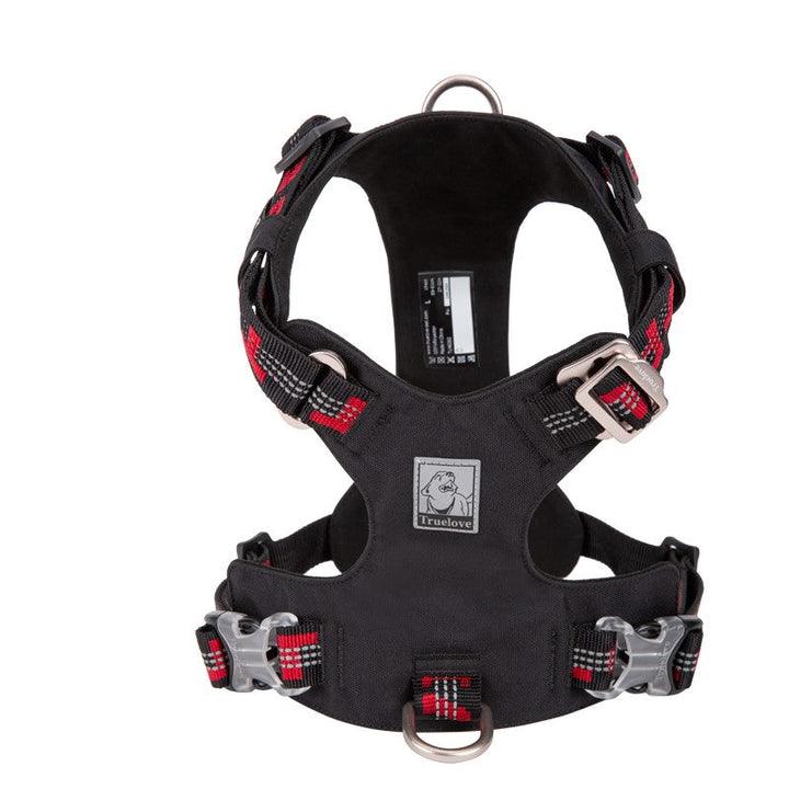 Lightweight 3M reflective Harness Black M - Pet Parlour Australia