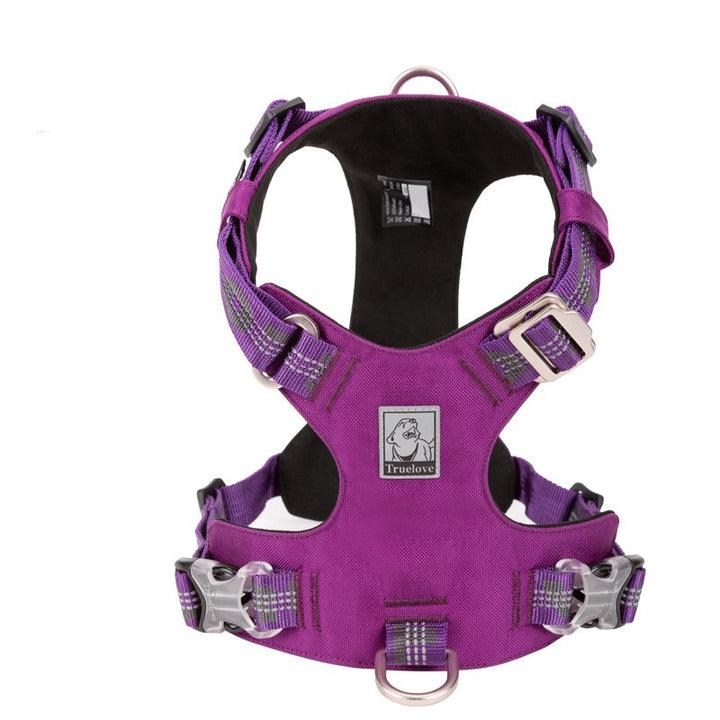 Lightweight 3M reflective Harness Purple M - Pet Parlour Australia