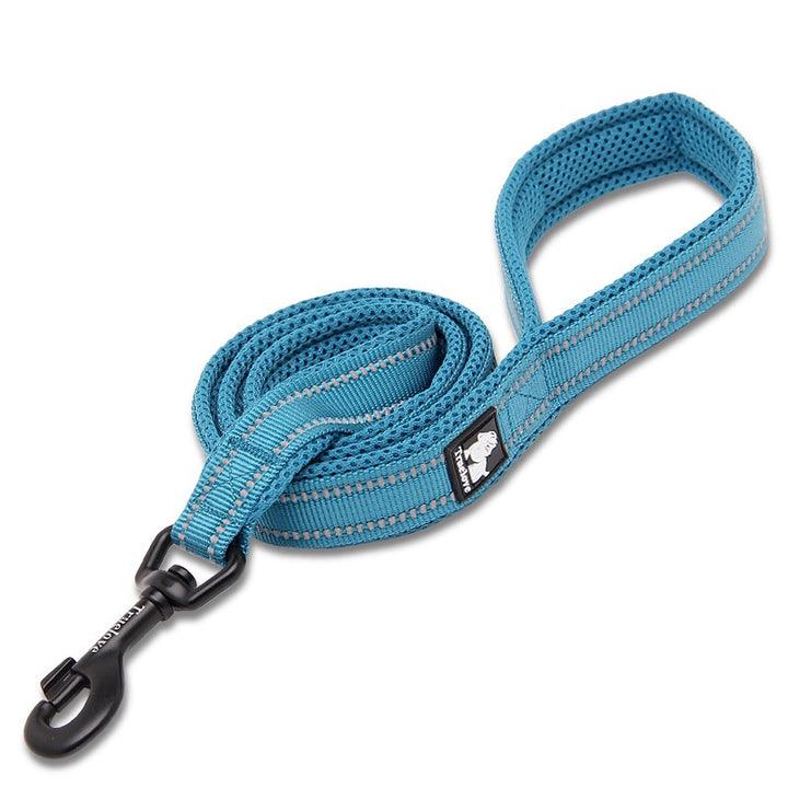 Reflective Pet Leash 2 meters Blue L - Pet Parlour Australia