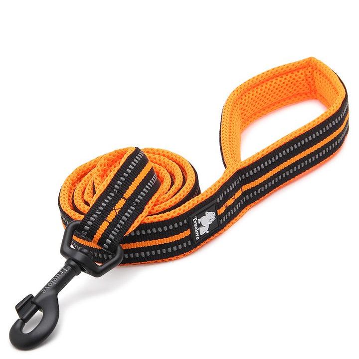 Reflective Pet Leash 2 meters orange L - Pet Parlour Australia