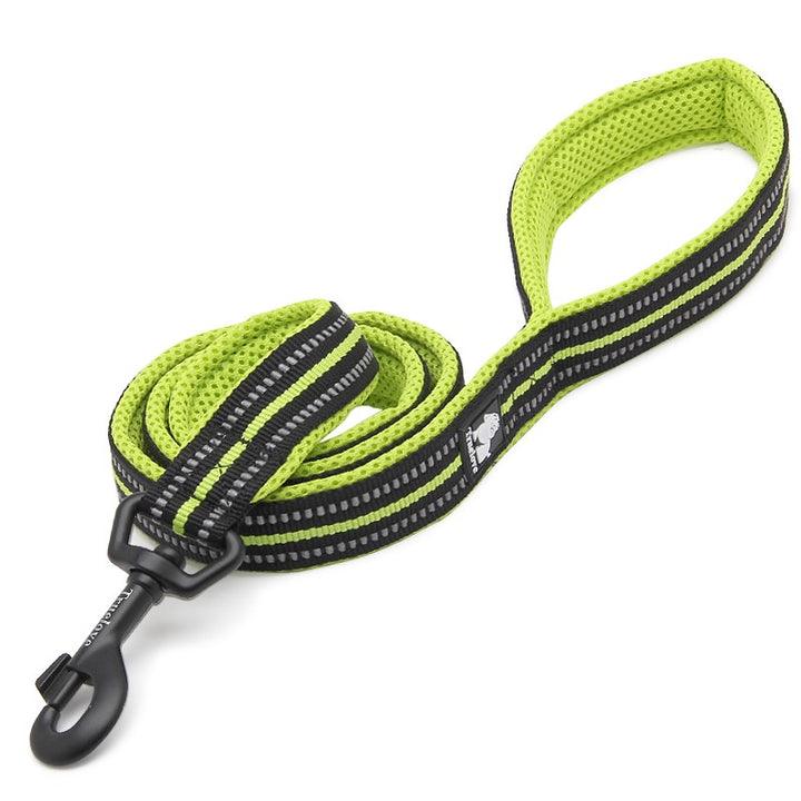 Reflective Pet Leash 2 meters Yellow L - Pet Parlour Australia