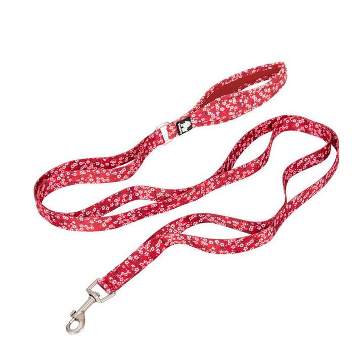 Floral Multi Handle Poppy Red - S - Pet Parlour Australia