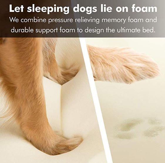 Orthopaedic Memory Foam Dog Pet Bed - Pet Parlour Australia