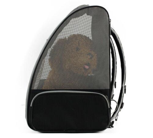 Pet Carrier Bag Cat Dog Breathable Double Shoulder Backpack Travel Outdoor Black - Pet Parlour Australia