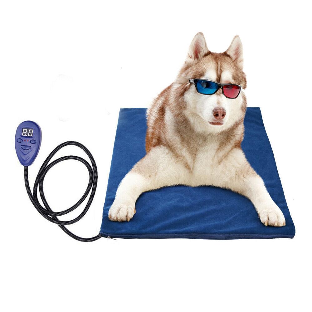 50x50cm Pet Waterproof Electric Heating Pad Dog Cat Heated Warm Pad Thermal Protection - Pet Parlour Australia