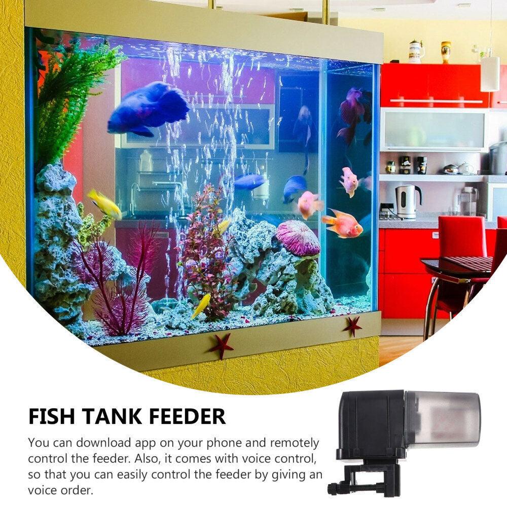 WiFi Automatic Fish Food Feeder Pet Feeding Aquarium Tank Pond Dispenser USB - Pet Parlour Australia