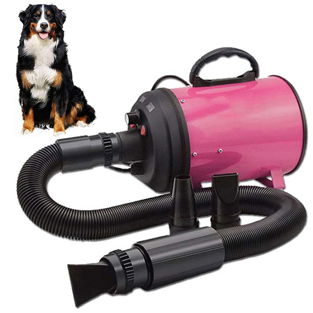 2800W Dog Dryer High Velocity Pet Dog Pet Blow Dryer Adjustable Speed 4 Nozzles - Pet Parlour Australia