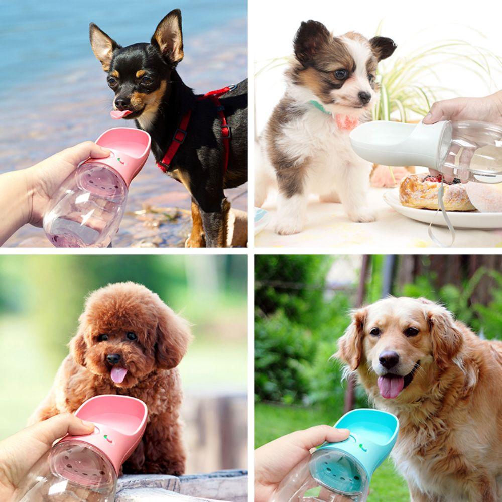 Pet Travel Water Bottle Portable Dogs rinking Feeder Leak-Proof Dispenser - Blue - Pet Parlour Australia