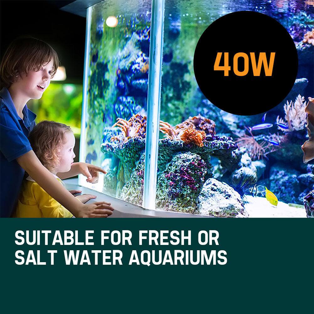 PROTEGE Aquarium External Canister Filter Aqua Fish Tank Pond Pump UV Light 1850 L/H - Pet Parlour Australia