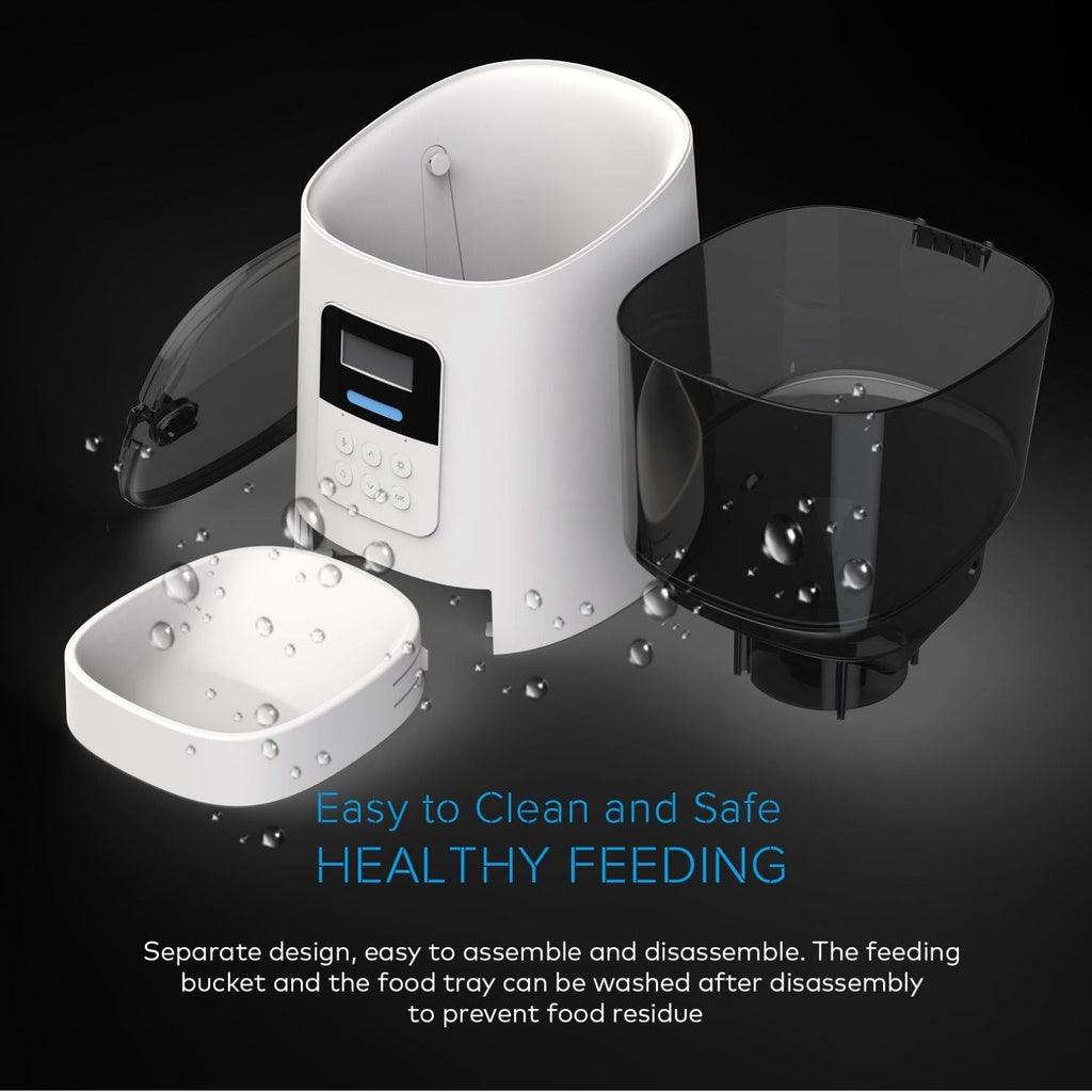 Floofi Smart Pet Feeder with Camera - White - FI-FD-109-CX - Pet Parlour Australia