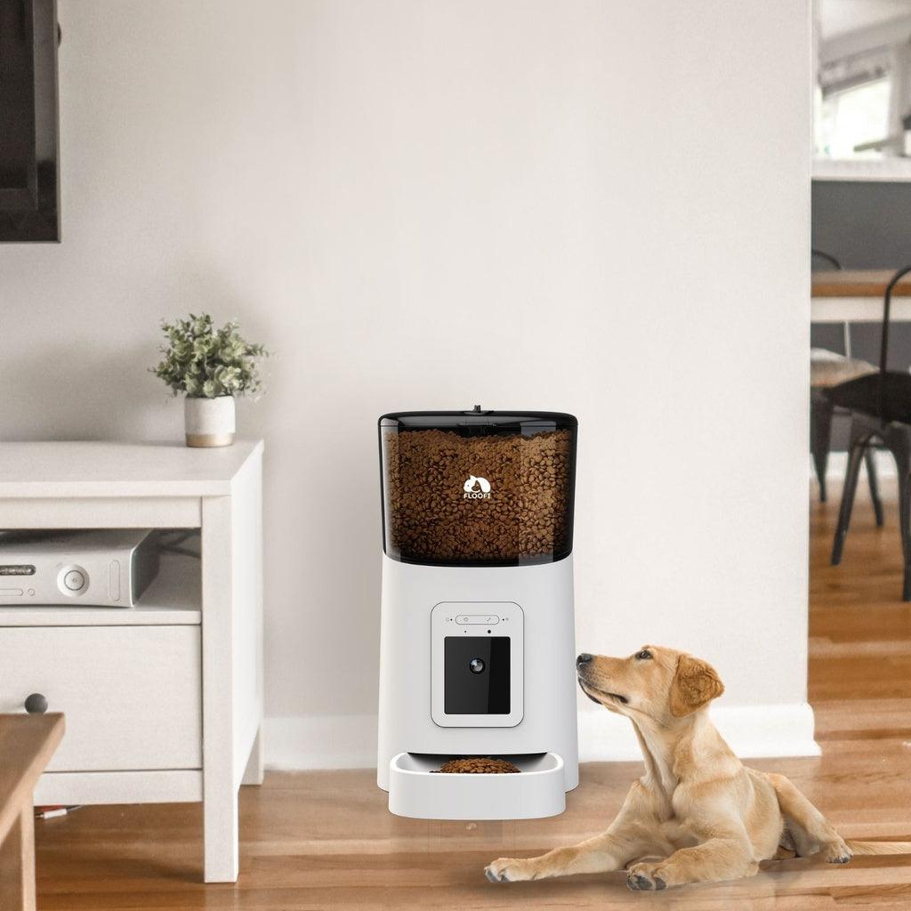 Floofi Smart Pet Feeder with Camera - White - FI-FD-109-CX - Pet Parlour Australia