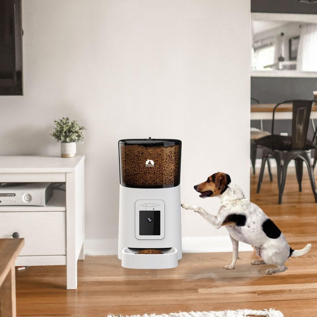 Floofi Smart Pet Feeder with Camera - White - FI-FD-109-CX - Pet Parlour Australia