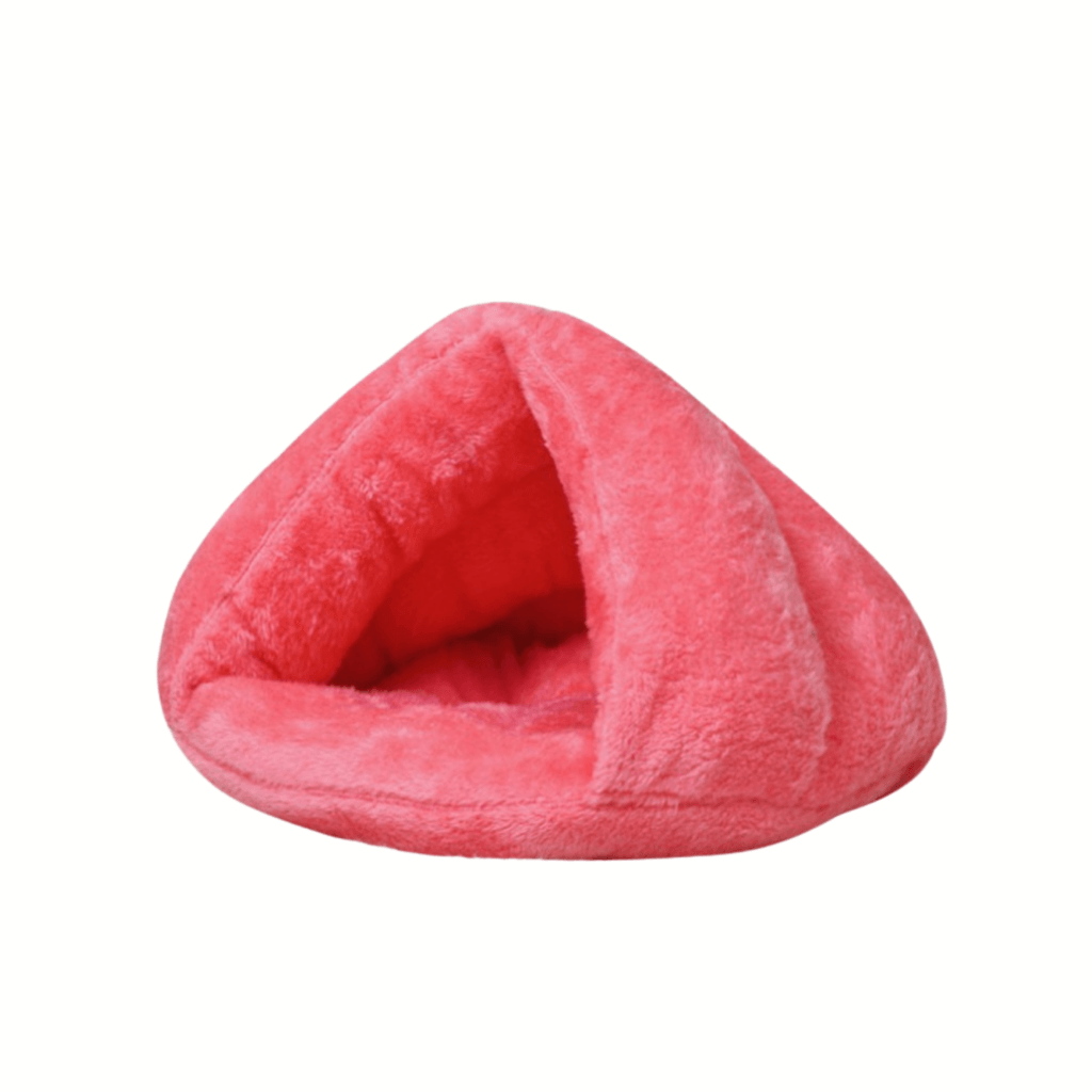 Floofi Triangle Pet Bed (L Red) FI-PB-104-TS - Pet Parlour Australia