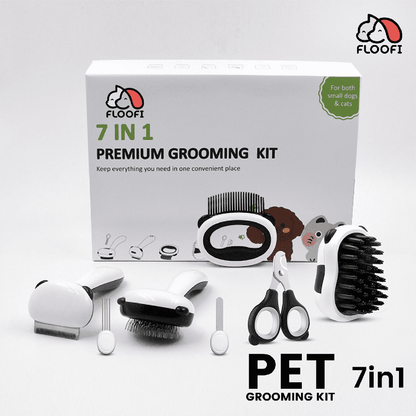 Floofi 7in1 Pet Grooming Set FI-GB-102-KD - Pet Parlour Australia