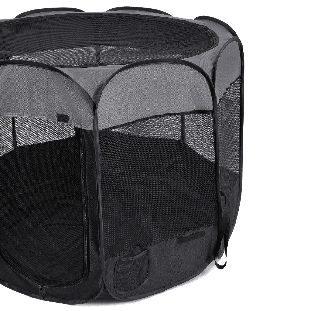 Floofi Oxford Playpen (120cm Grey) FI-PP-102-XR - Pet Parlour Australia