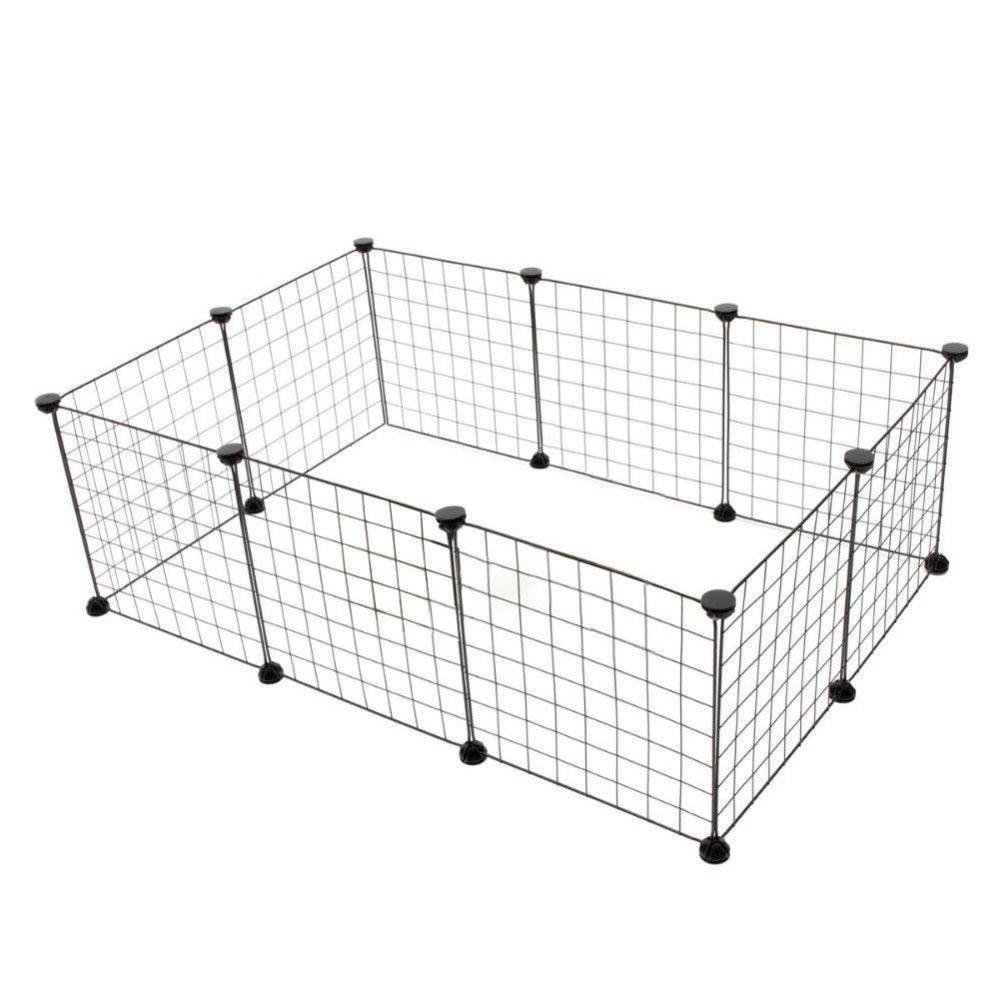 Floofi Small Pet Playpen (Black) FI-PP-103-JY - Pet Parlour Australia